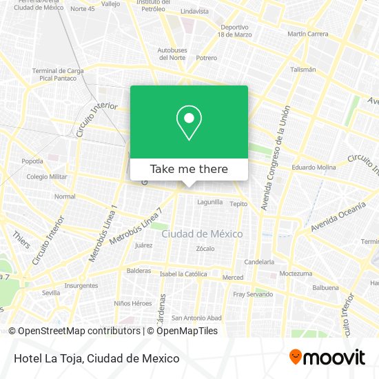 Hotel La Toja map