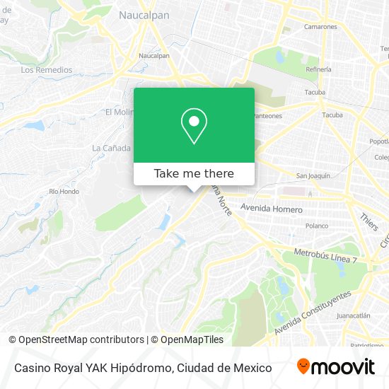 Casino Royal YAK Hipódromo map