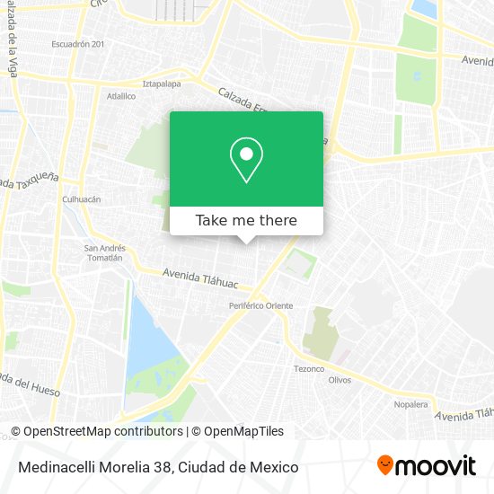 Medinacelli Morelia 38 map