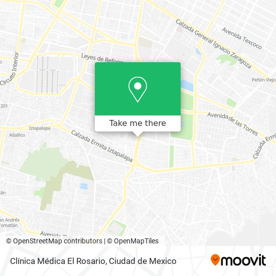 Clínica Médica El Rosario map