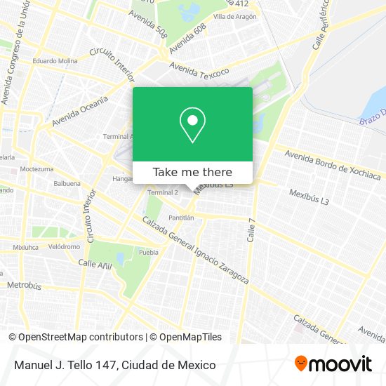 Manuel J. Tello 147 map