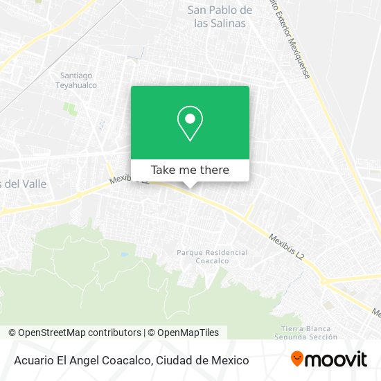Acuario El Angel Coacalco map
