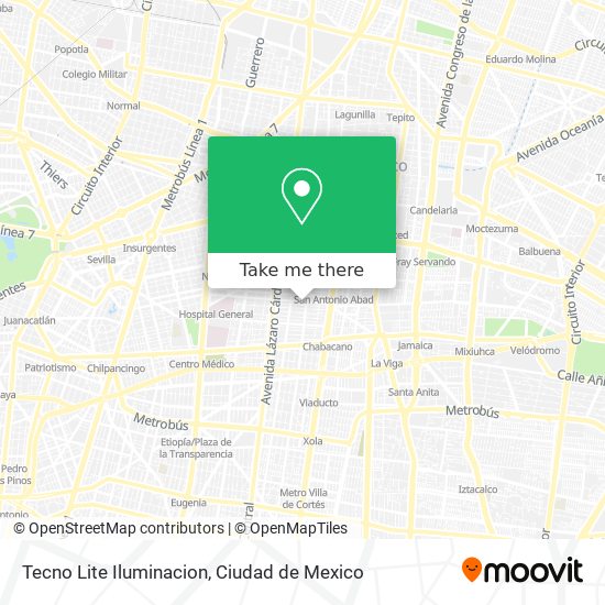 Mapa de Tecno Lite Iluminacion