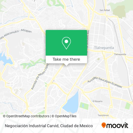 Negociación Industrial Carvid map