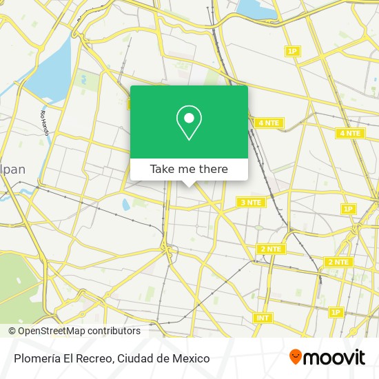 Plomería El Recreo map