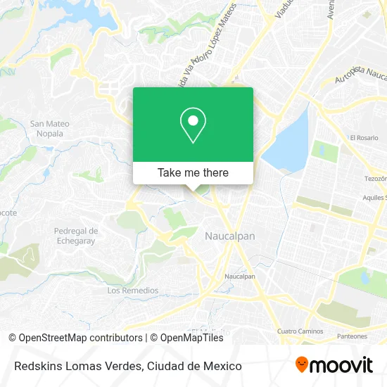 Redskins Lomas Verdes map