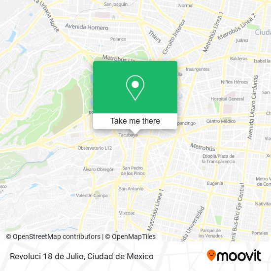 Revoluci 18 de Julio map