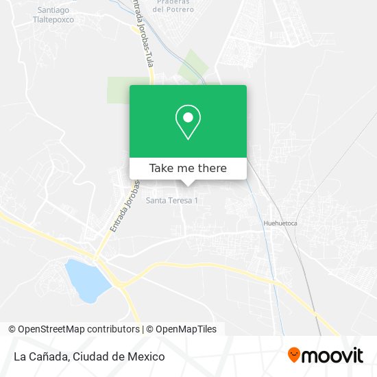 Mapa de La Cañada