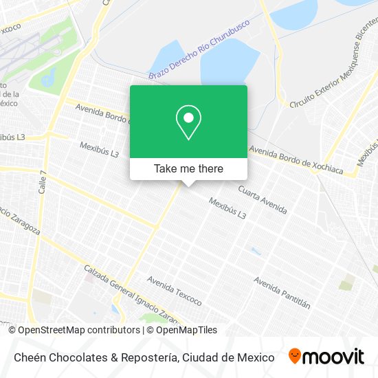 Mapa de Cheén Chocolates & Repostería