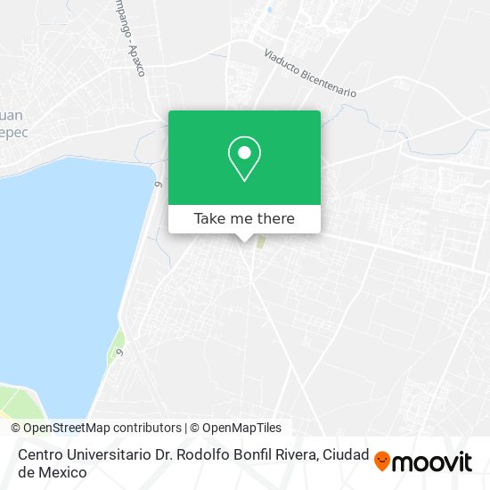 Centro Universitario Dr. Rodolfo Bonfil Rivera map