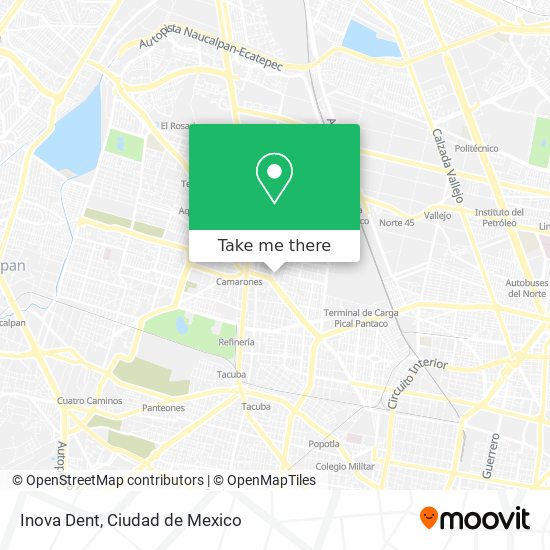 Mapa de Inova Dent