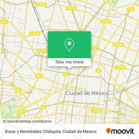 Mapa de Bazar y Novedades Chalupita