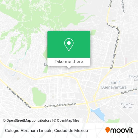 Colegio Abraham Lincoln map