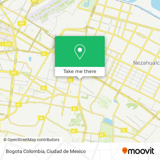 Mapa de Bogota Colombia