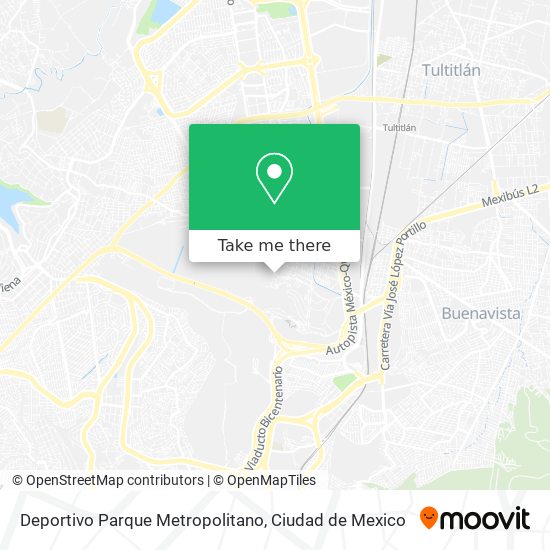 Deportivo Parque Metropolitano map