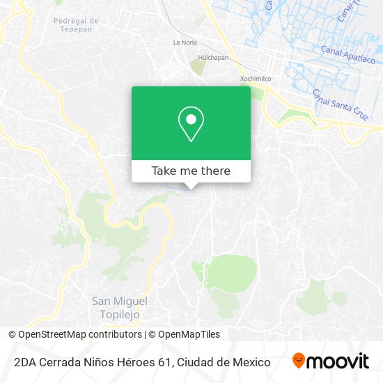 Mapa de 2DA Cerrada Niños Héroes 61