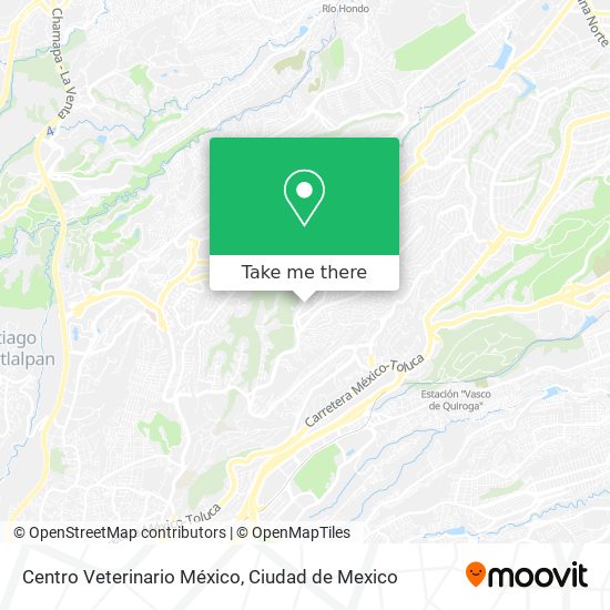 Mapa de Centro Veterinario México