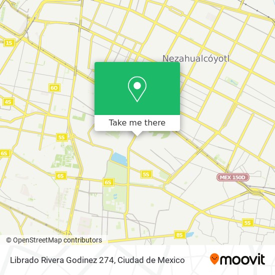 Mapa de Librado Rivera Godinez 274