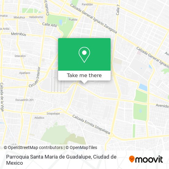 Parroquia Santa María de Guadalupe map