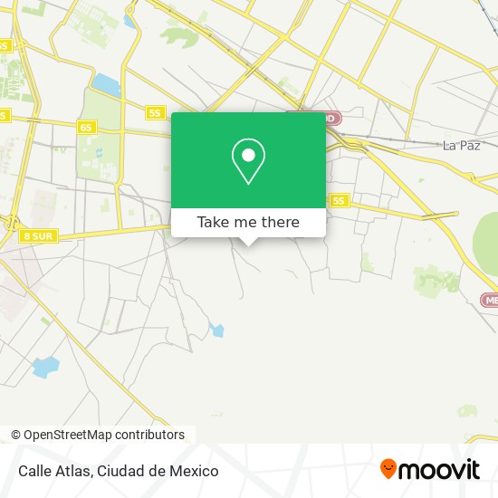 Mapa de Calle Atlas