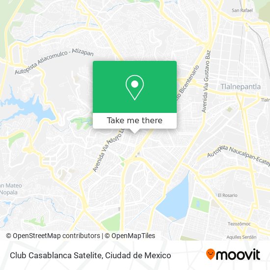 Club Casablanca Satelite map