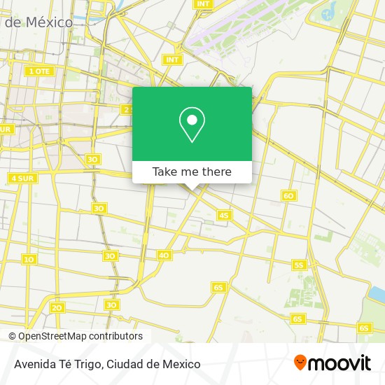 Avenida Té Trigo map