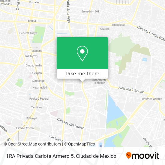 Mapa de 1RA Privada Carlota Armero 5