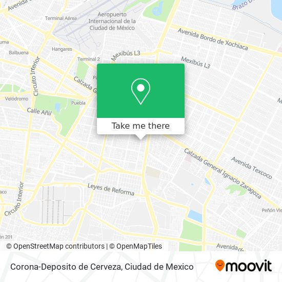 Corona-Deposito de Cerveza map