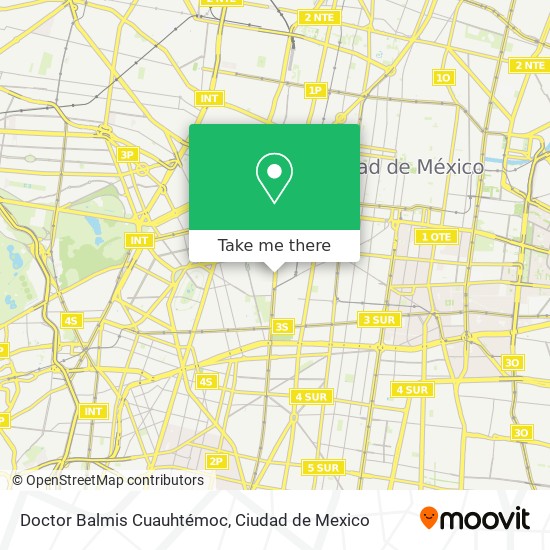 Doctor Balmis Cuauhtémoc map