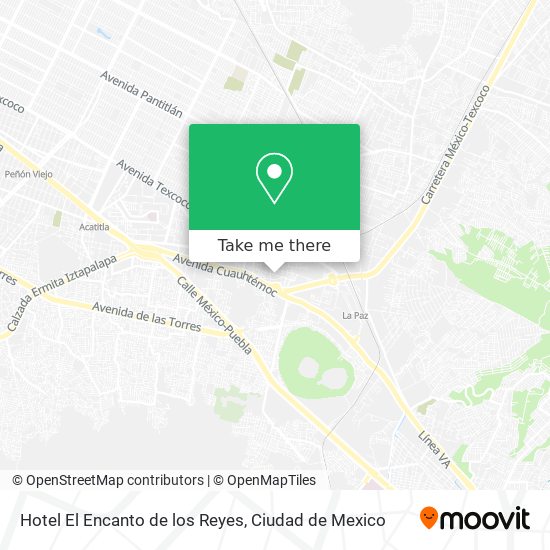 Hotel El Encanto de los Reyes map