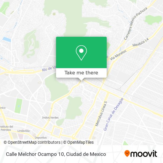 Mapa de Calle Melchor Ocampo 10