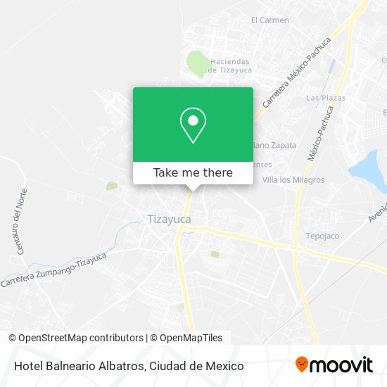 Hotel Balneario Albatros map