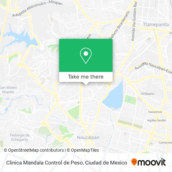 Clinica Mandala Control de Peso map