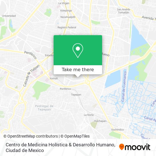 Mapa de Centro de Medicina Holística & Desarrollo Humano