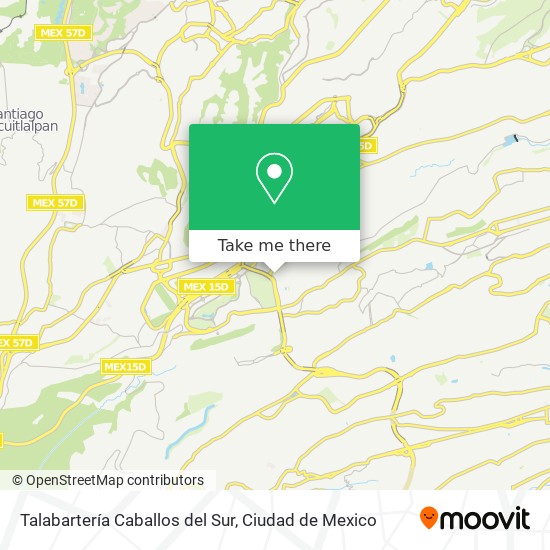 Talabartería Caballos del Sur map