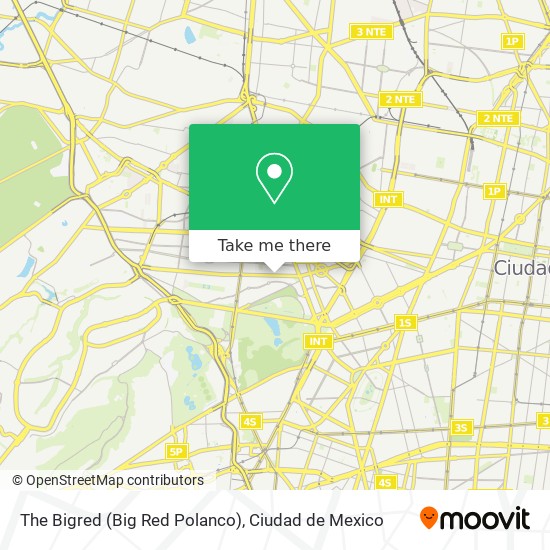 Mapa de The Bigred (Big Red Polanco)