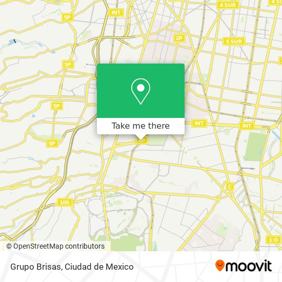 Grupo Brisas map