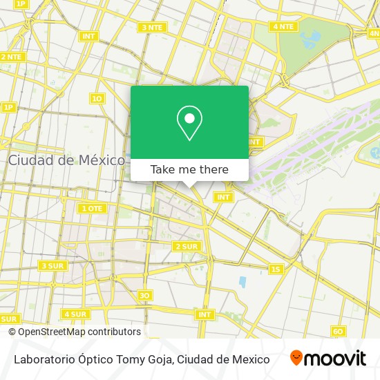 Laboratorio Óptico Tomy Goja map