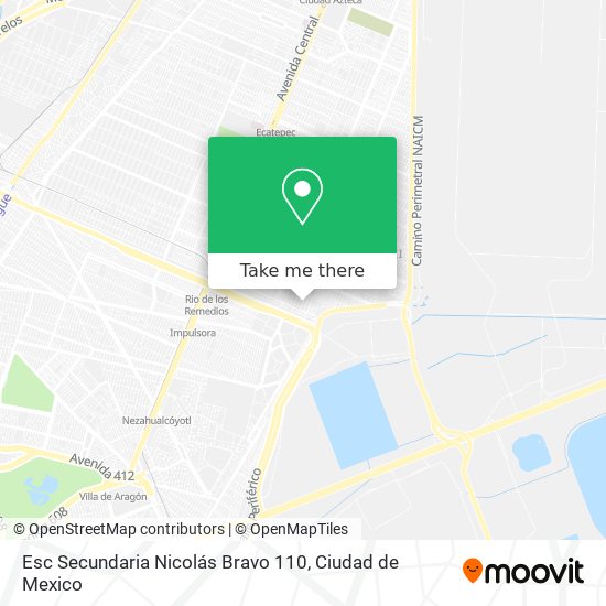 Esc Secundaria Nicolás Bravo 110 map