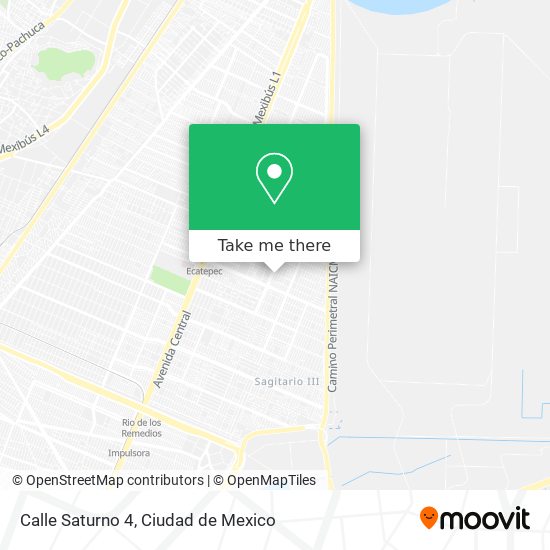 Calle Saturno 4 map