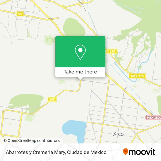 Abarrotes y Cremeria Mary map