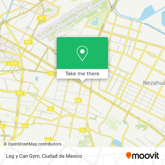 Leg y Can Gym map