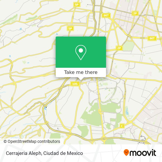 Cerrajeria Aleph map