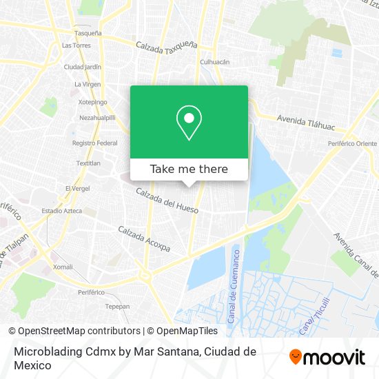 Microblading Cdmx by Mar Santana map