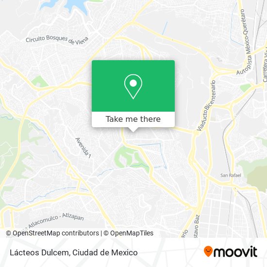 Lácteos Dulcem map