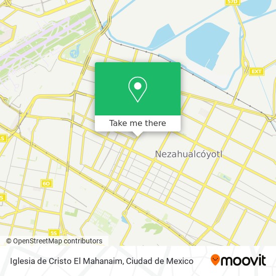 Iglesia de Cristo El Mahanaim map