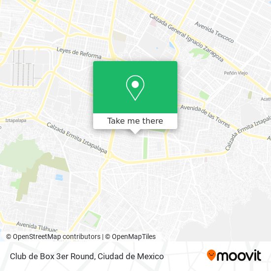 Club de Box 3er Round map