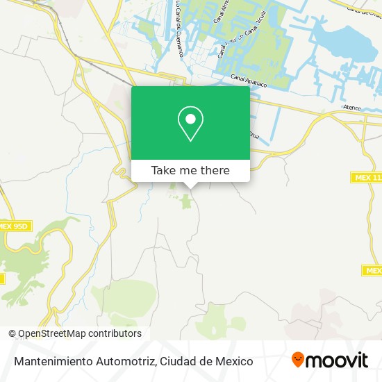 Mantenimiento Automotriz map