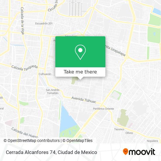Cerrada Alcanfores 74 map