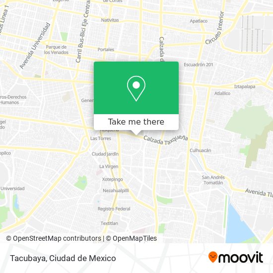 Tacubaya map